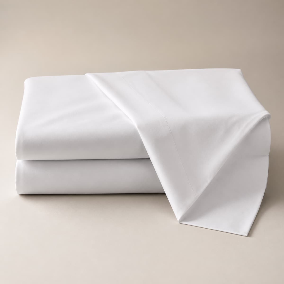 240×280 Double Flat Sheet – 210 TC 100% Cotton Plain Satin